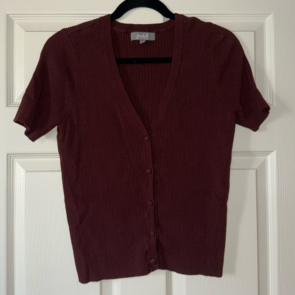 Short Sleeve Sweater Top